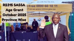 South African Pensioners To Receive R2315 SASSA Age Grant October 2025 Province Wise Schedule